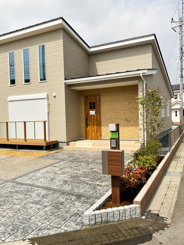スタンプコンクリート工事